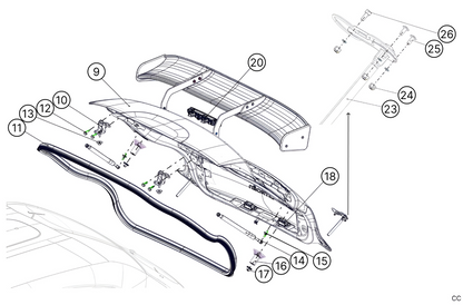 K7C - Tailgate & Spoiler