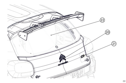 K7C - Tailgate & Spoiler