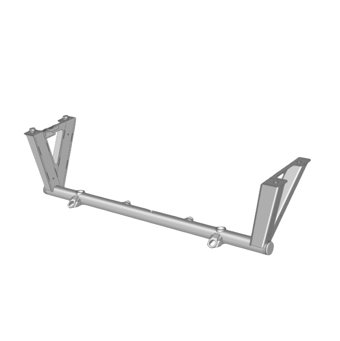 Lower radiator support crossmember