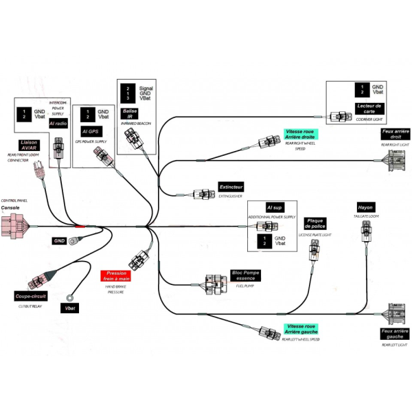DS3 R3 & R3 Max Rear Loom