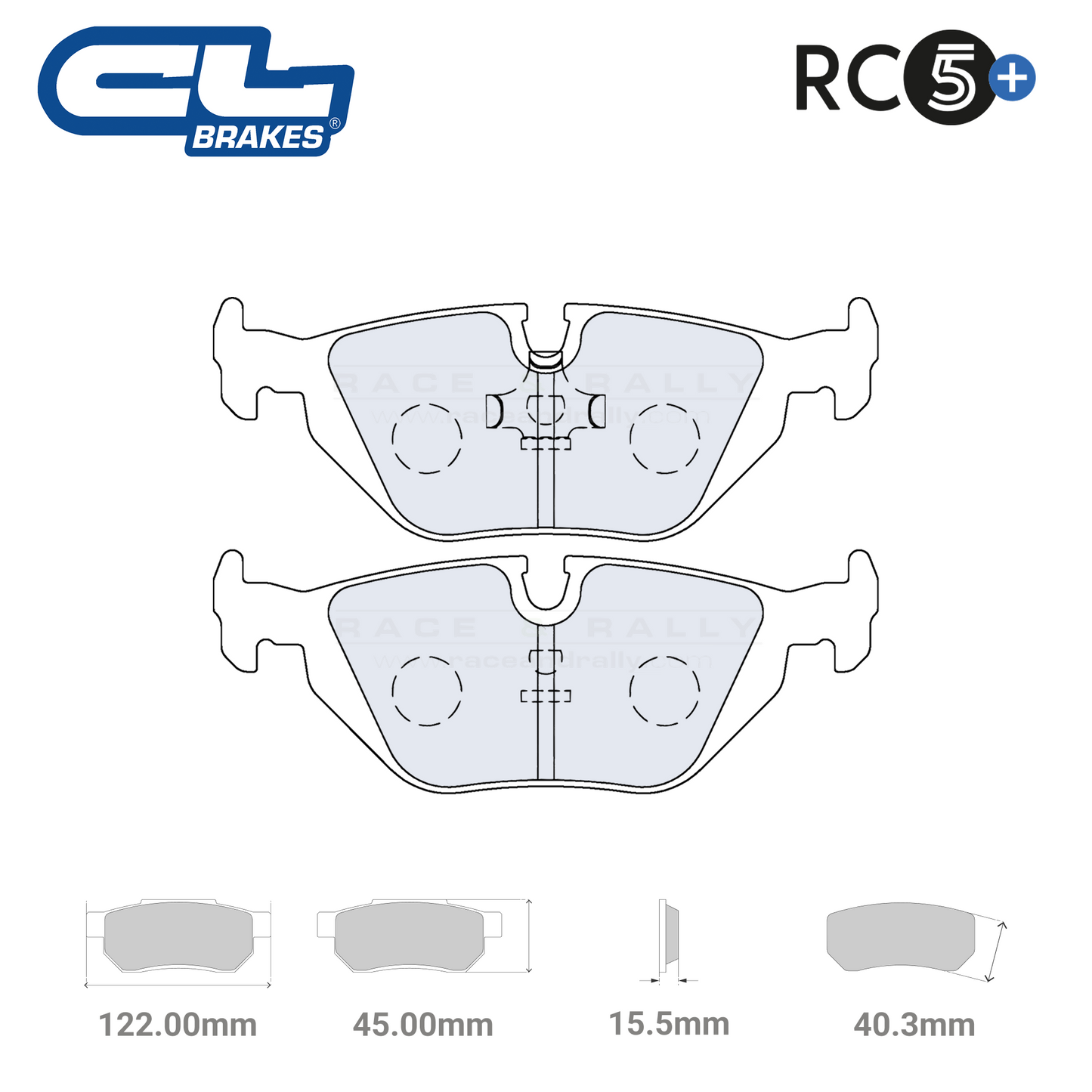 4032 - RC5+ Brake Pads