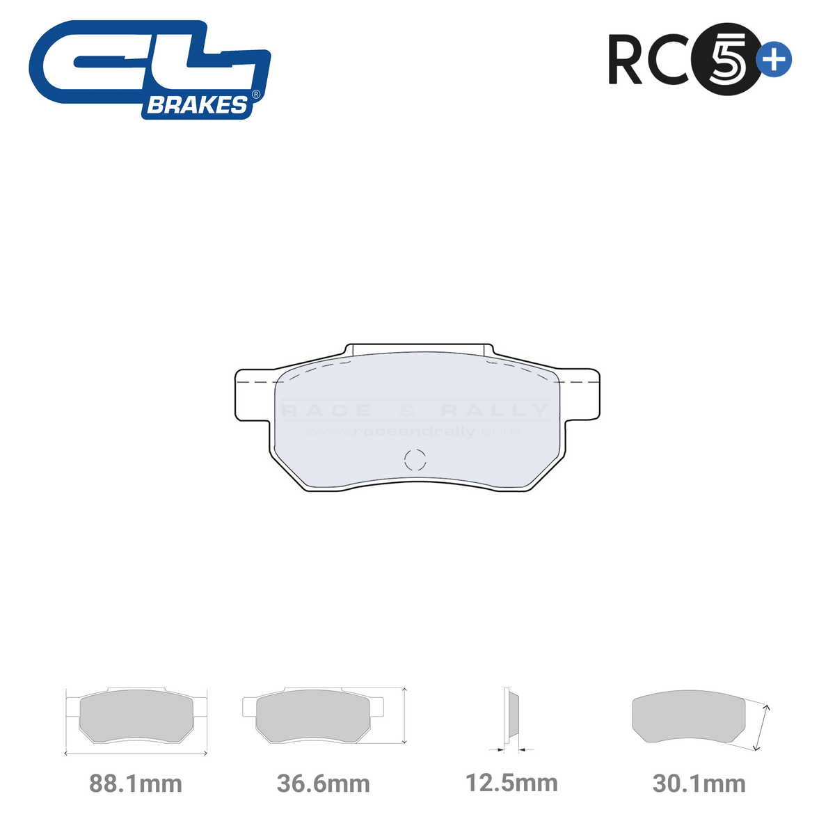 4076 - RC5+ Brake Pads
