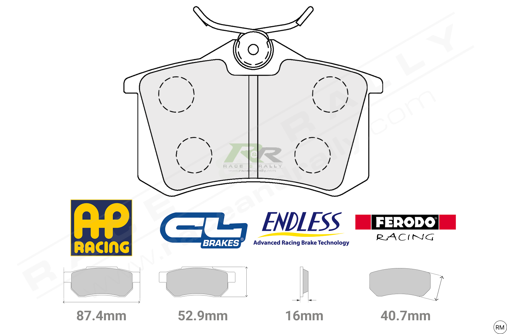 4180BrakePadOptions