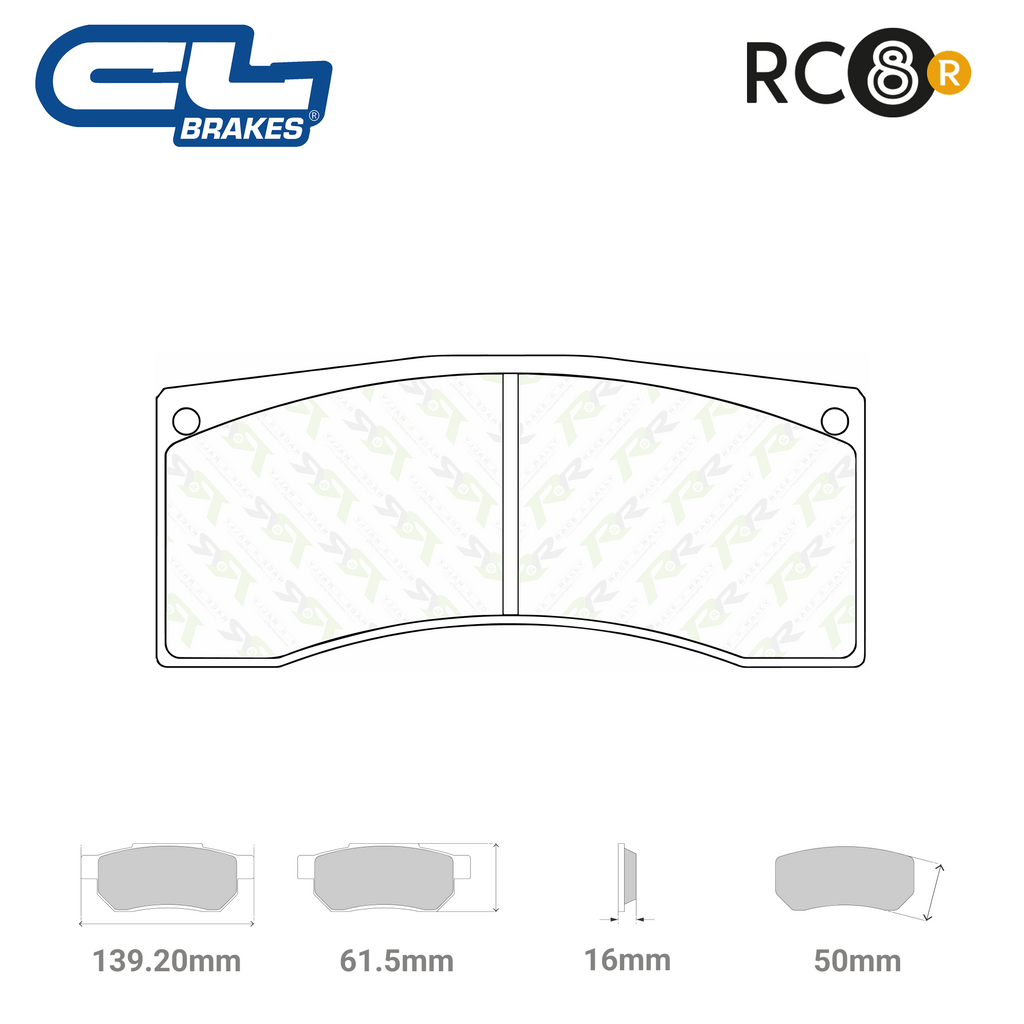 4200 - RC8-R Brake Pads