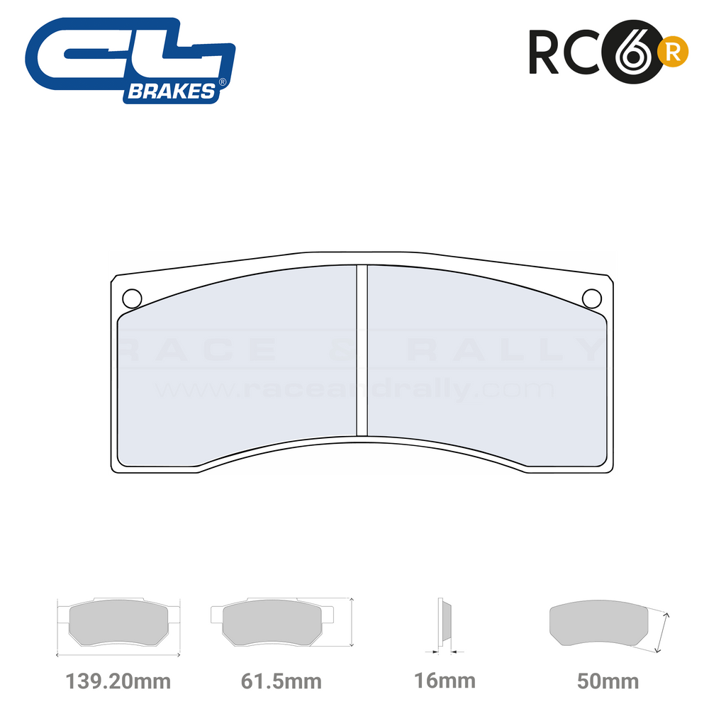 4200 - RC6-R Brake Pads