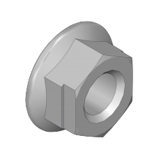 Nut with base M8X125-8-13