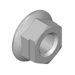 Nut with base M8X125-8-13