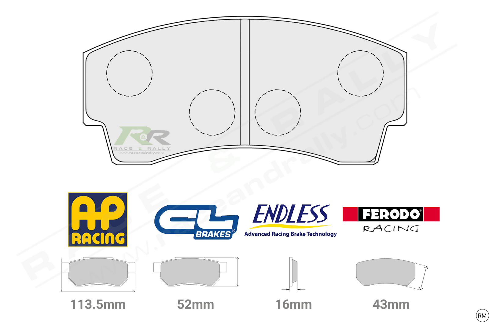 Rear Brake Pad Options
