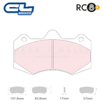 5043 W57 T17 - RC8-R Brake Pads
