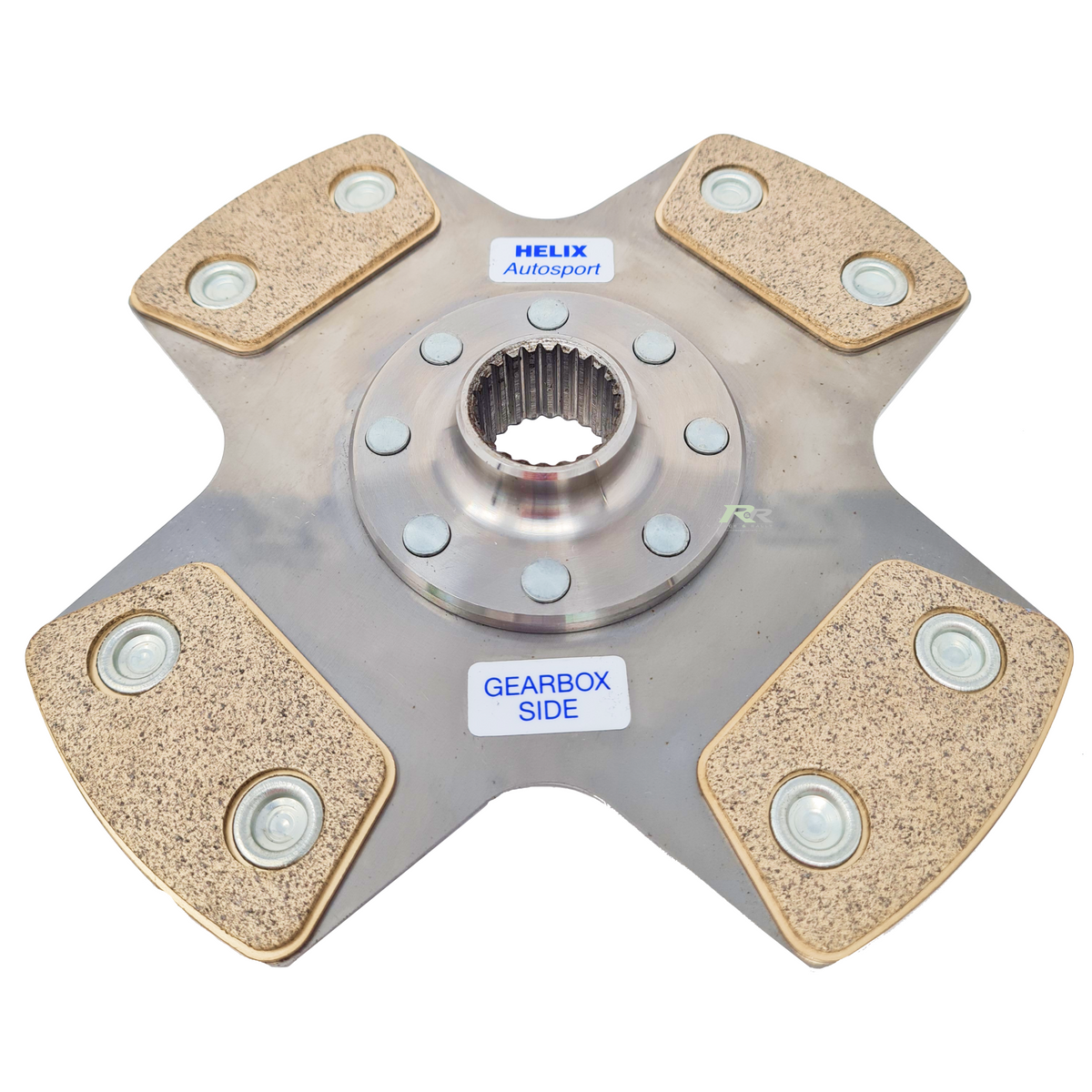 52-1000 - 4 Paddle Riveted Rigid Hub Cerametallic Clutch Disc for Single Plate Clutch (Ø184mm x 7.20mm)