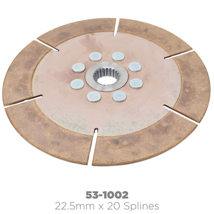 53-1000 - 6 Paddle Sintered 'Outer' Clutch Disc (Ø184mm x 2.66mm)