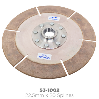53-1000 - 6 Paddle Sintered 'Outer' Clutch Disc (Ø184mm x 2.66mm)