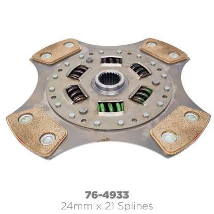 76-0000 - 4 or 5 Paddle Riveted Sprung Centre Cerametallic Clutch (Ø230mm x 7.60mm)