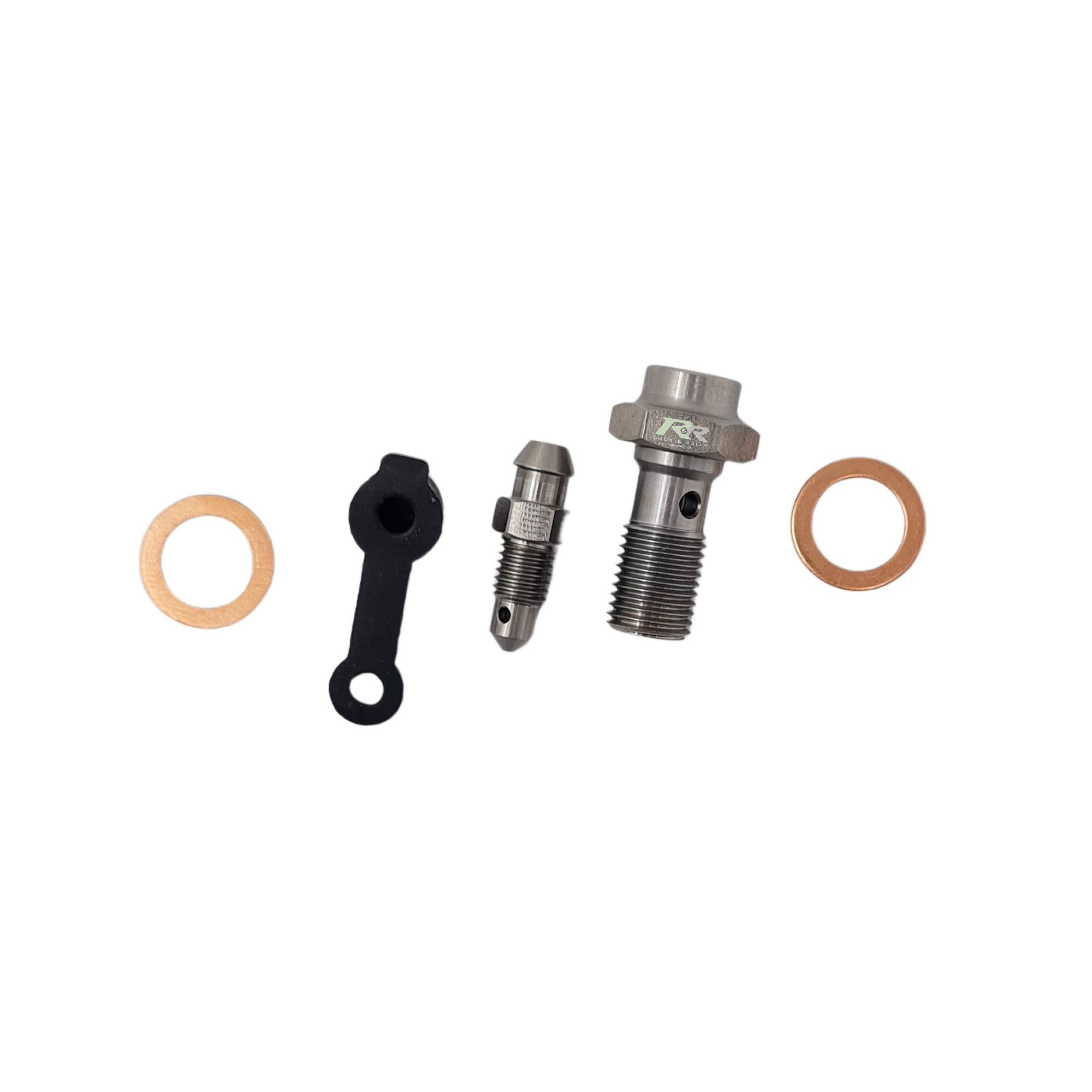 Single Banjo Bolt with Bleed Nipple - UNF - Race and Rally
