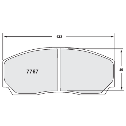 7767 Race Brake Pads