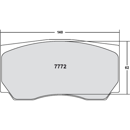7772 PFC brake pads