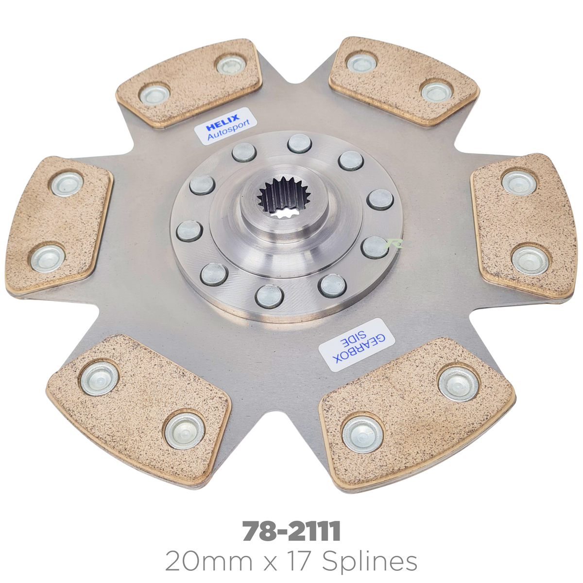 78-2100 - 6 Paddle Riveted Cerametallic Single Plate Clutch (Ø215mm x 8.40mm)