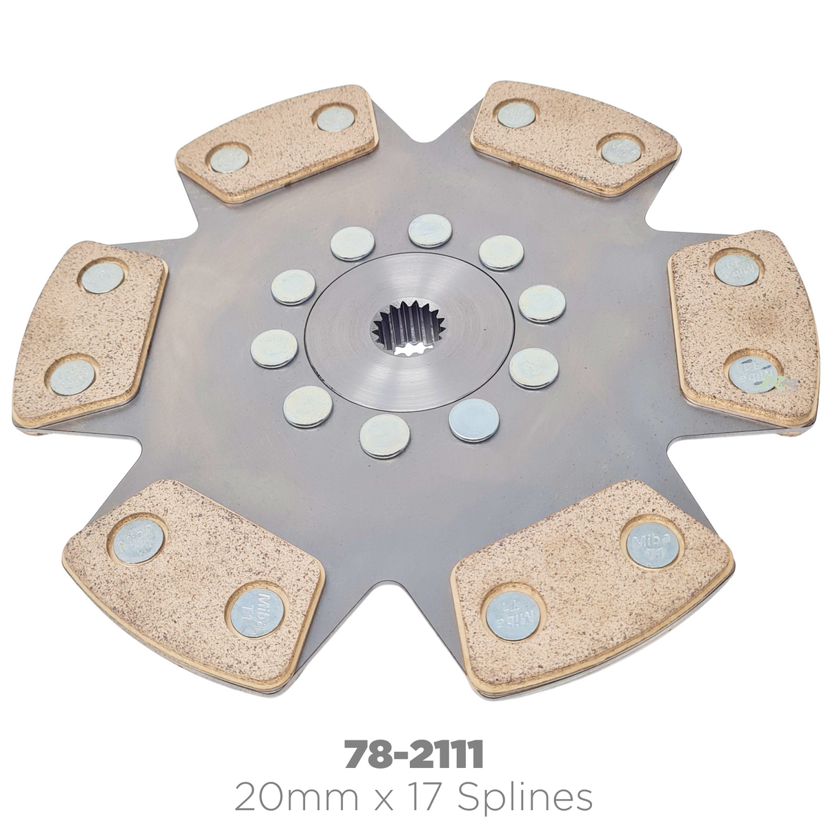 78-2100 - 6 Paddle Riveted Cerametallic Single Plate Clutch (Ø215mm x 8.40mm)