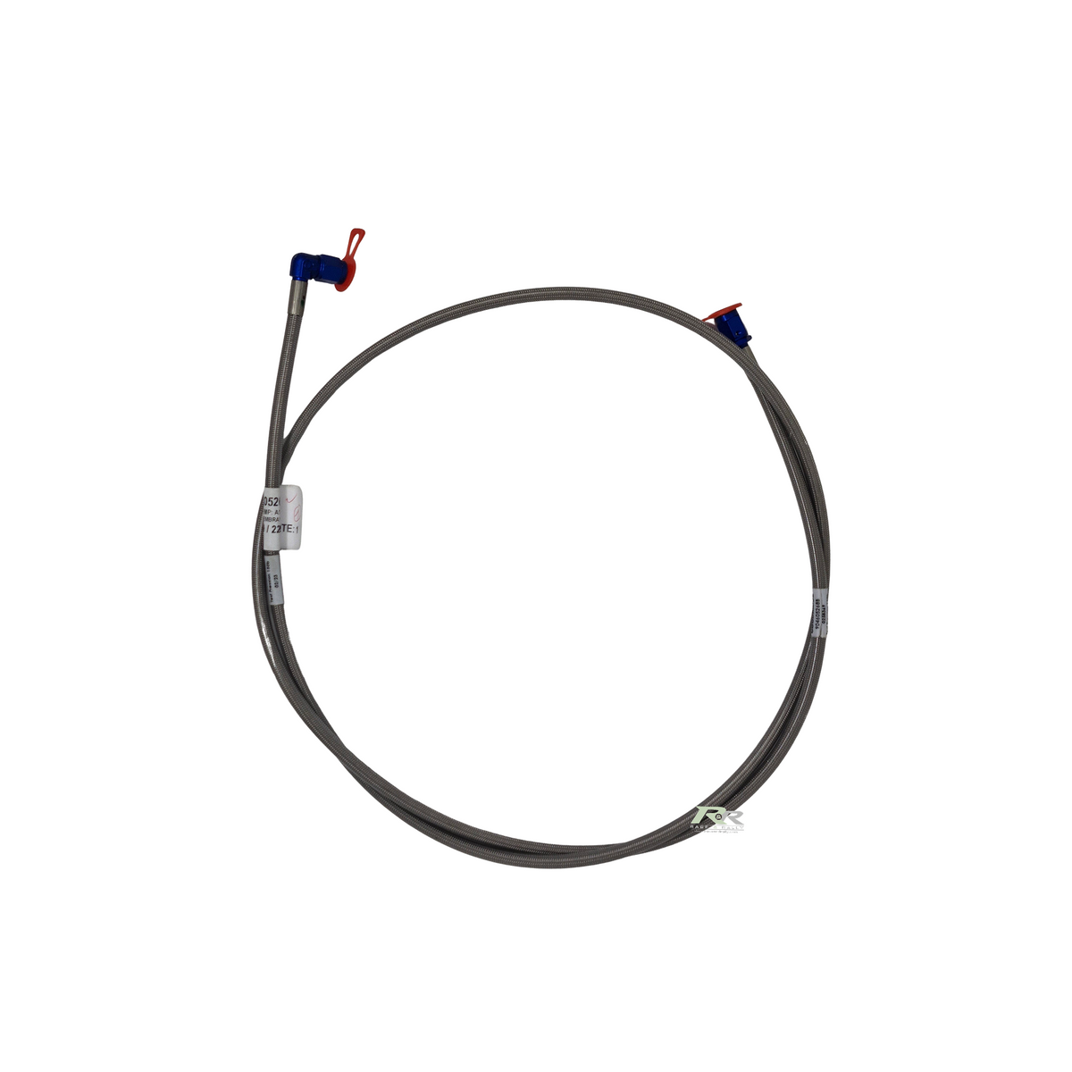 Citroën Racing clutch hose replacement part, with black rubber hose and metal fittings, designed for vehicle clutch systems.