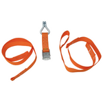 Spare wheel strap assembly