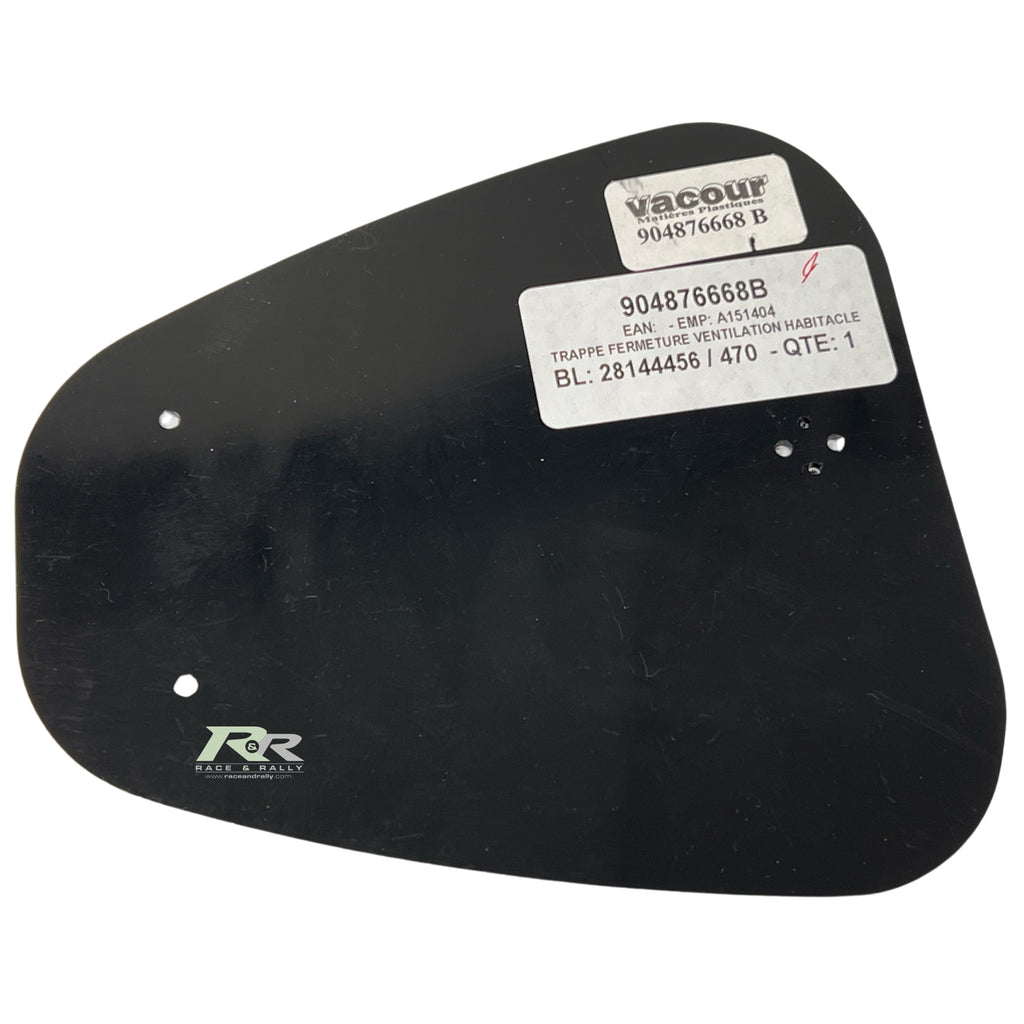 Cockpit vent closing trap - EVO