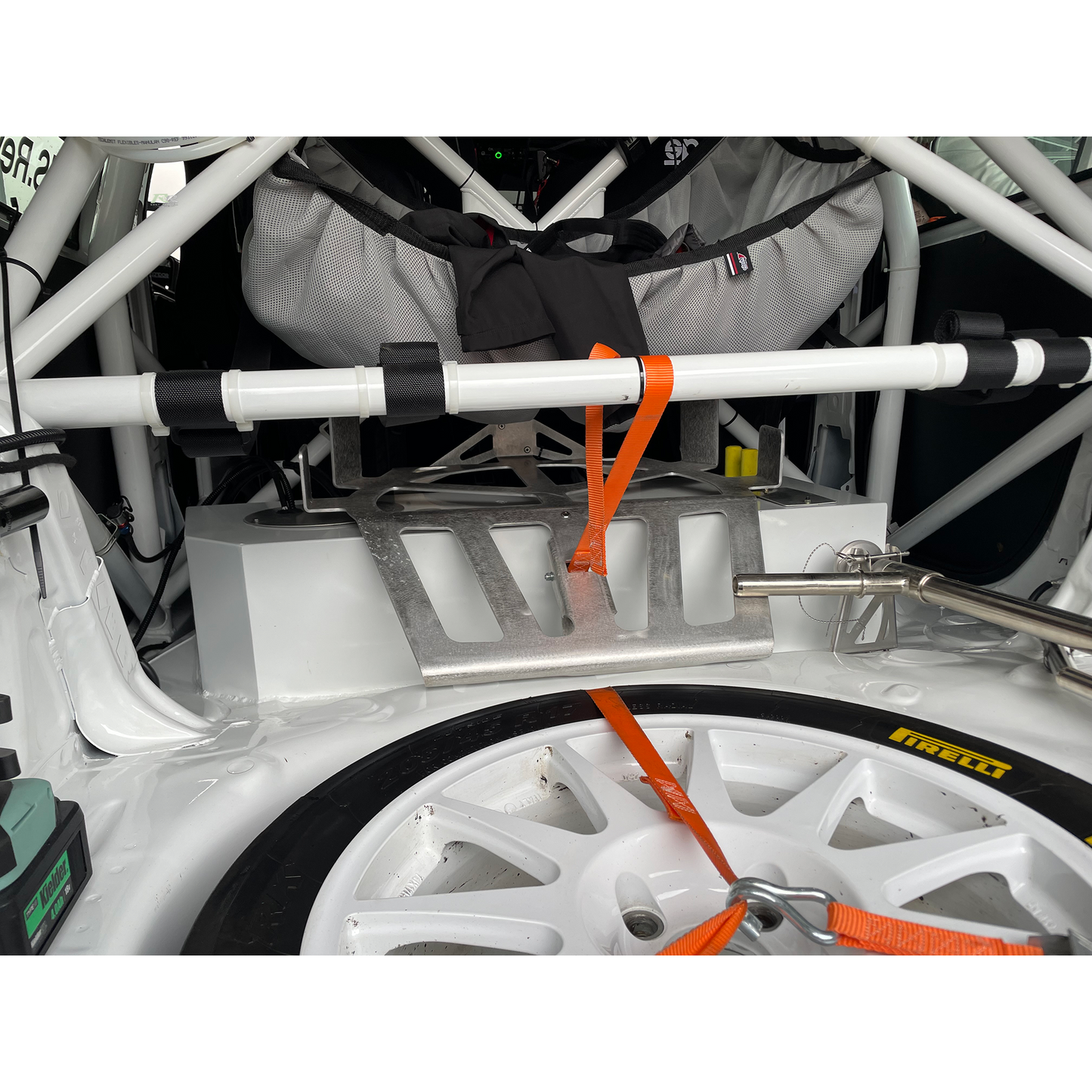 T3P - Spare Wheel Strap & Jack - Race and Rally