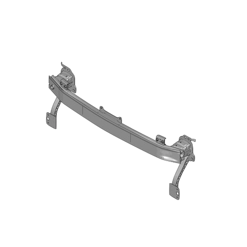 Bumper absorber crash bar