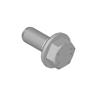 Flanged bolt
