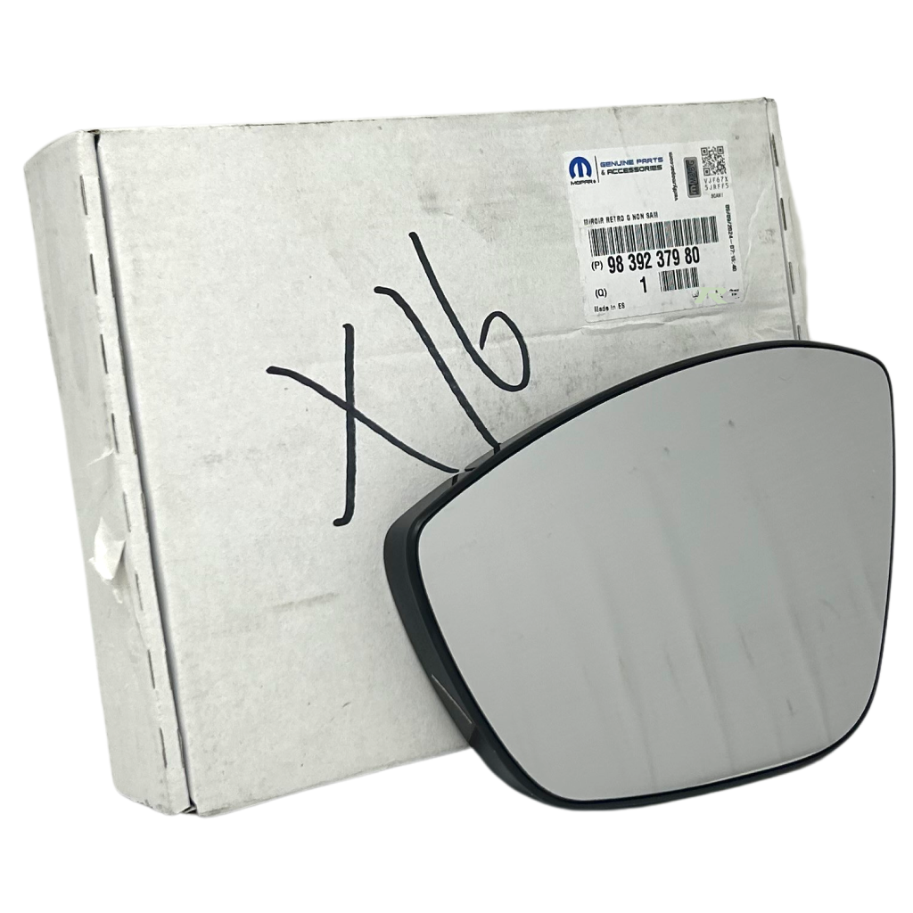 Left rear view mirror glass