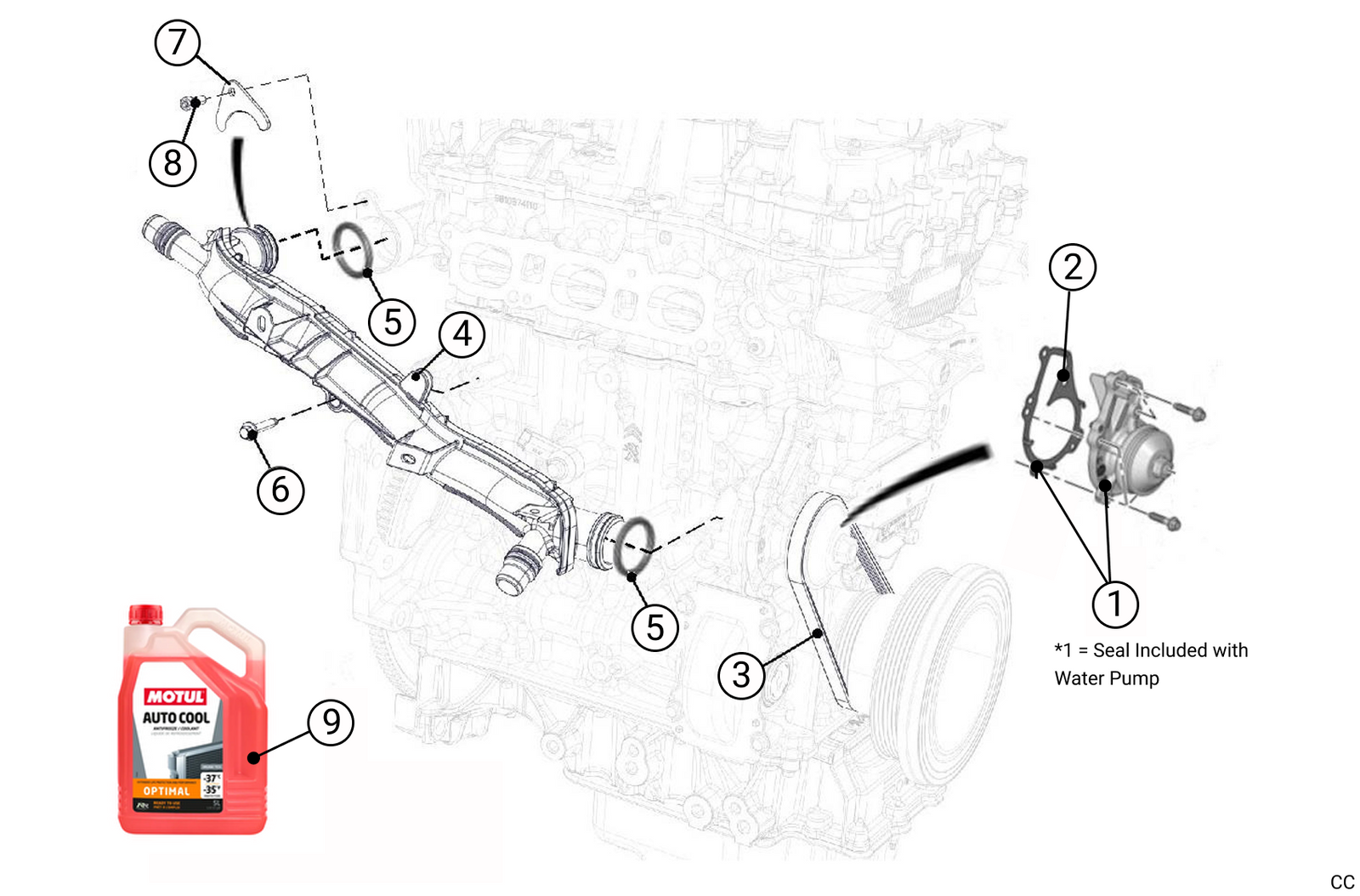 A16 - Water Pump - Race and Rally