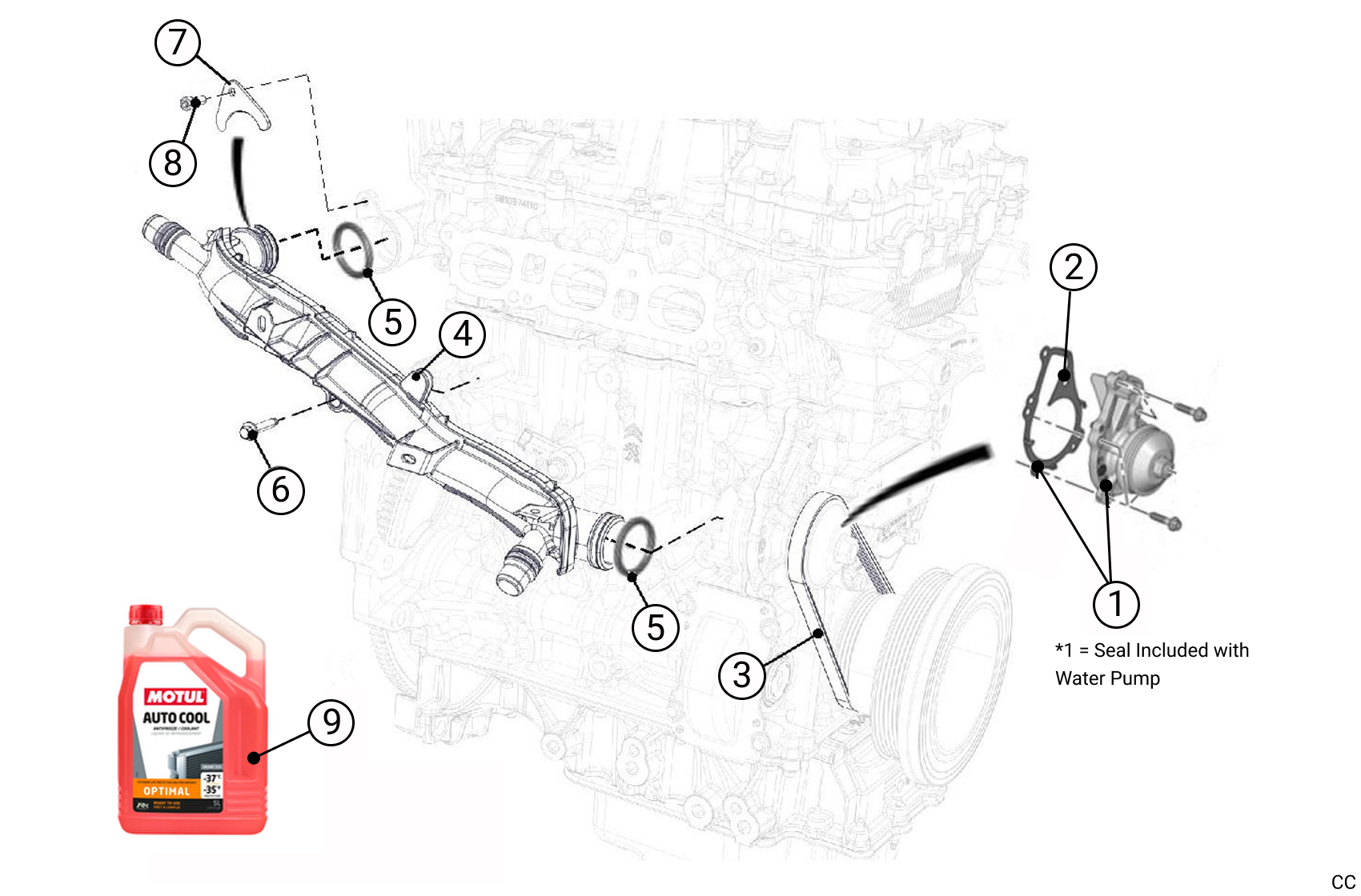 A16 - Water Pump - Race and Rally