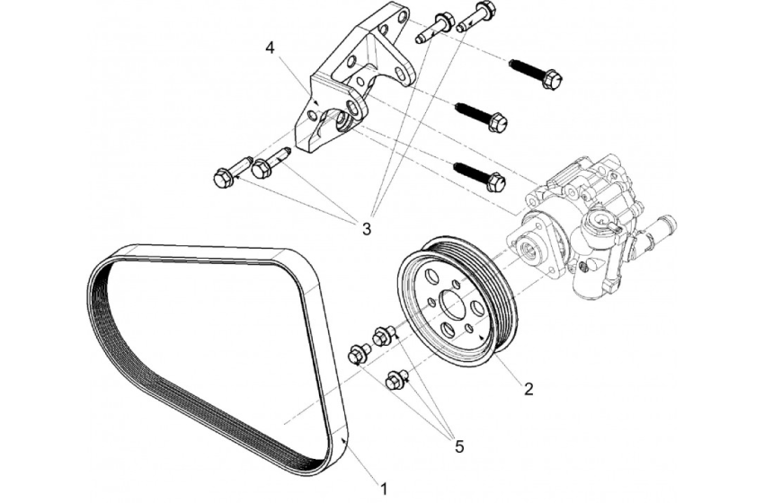 A18 - Steering Pump Mounting - Race and Rally