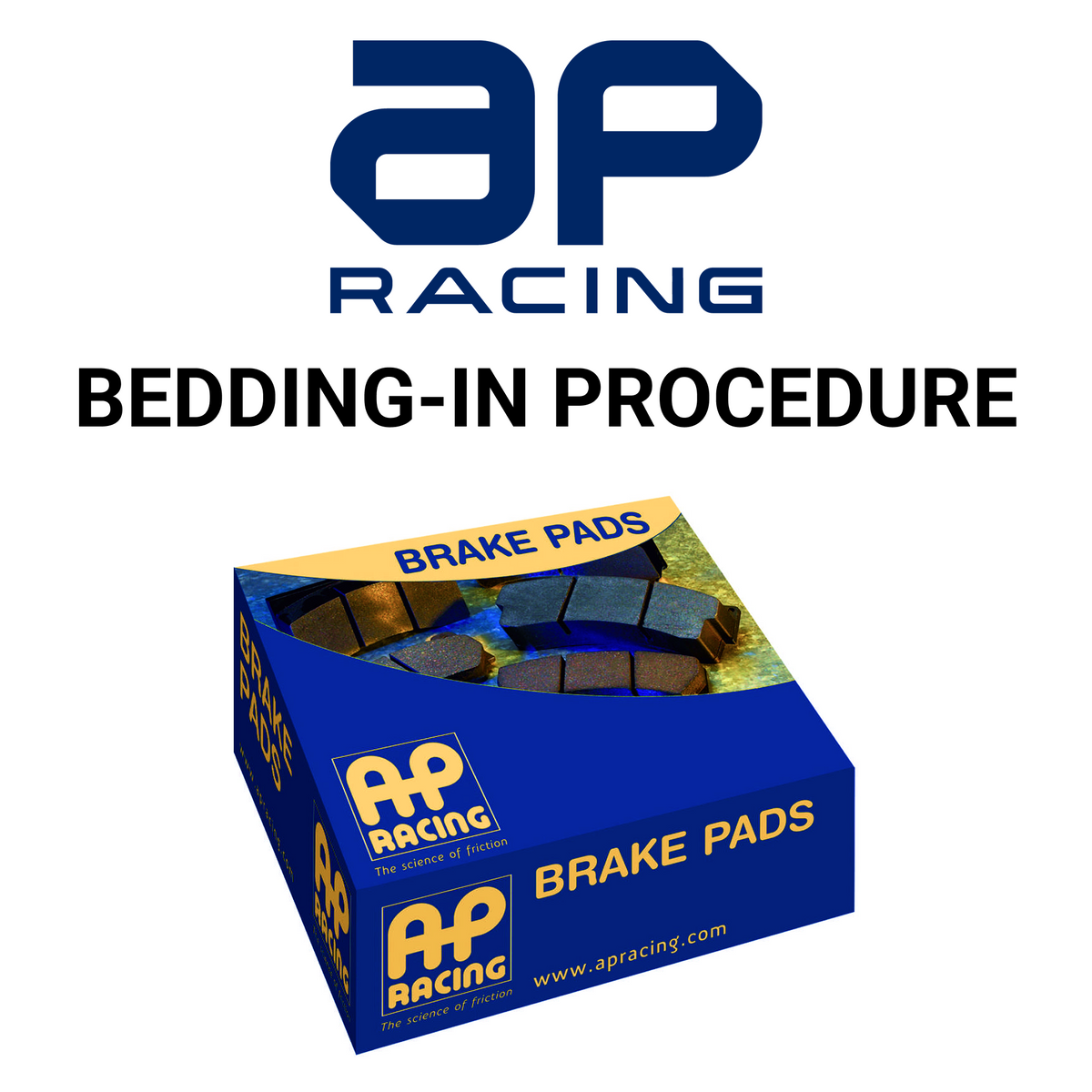 AP Racing Brake Pads - Bedding-in Procedure