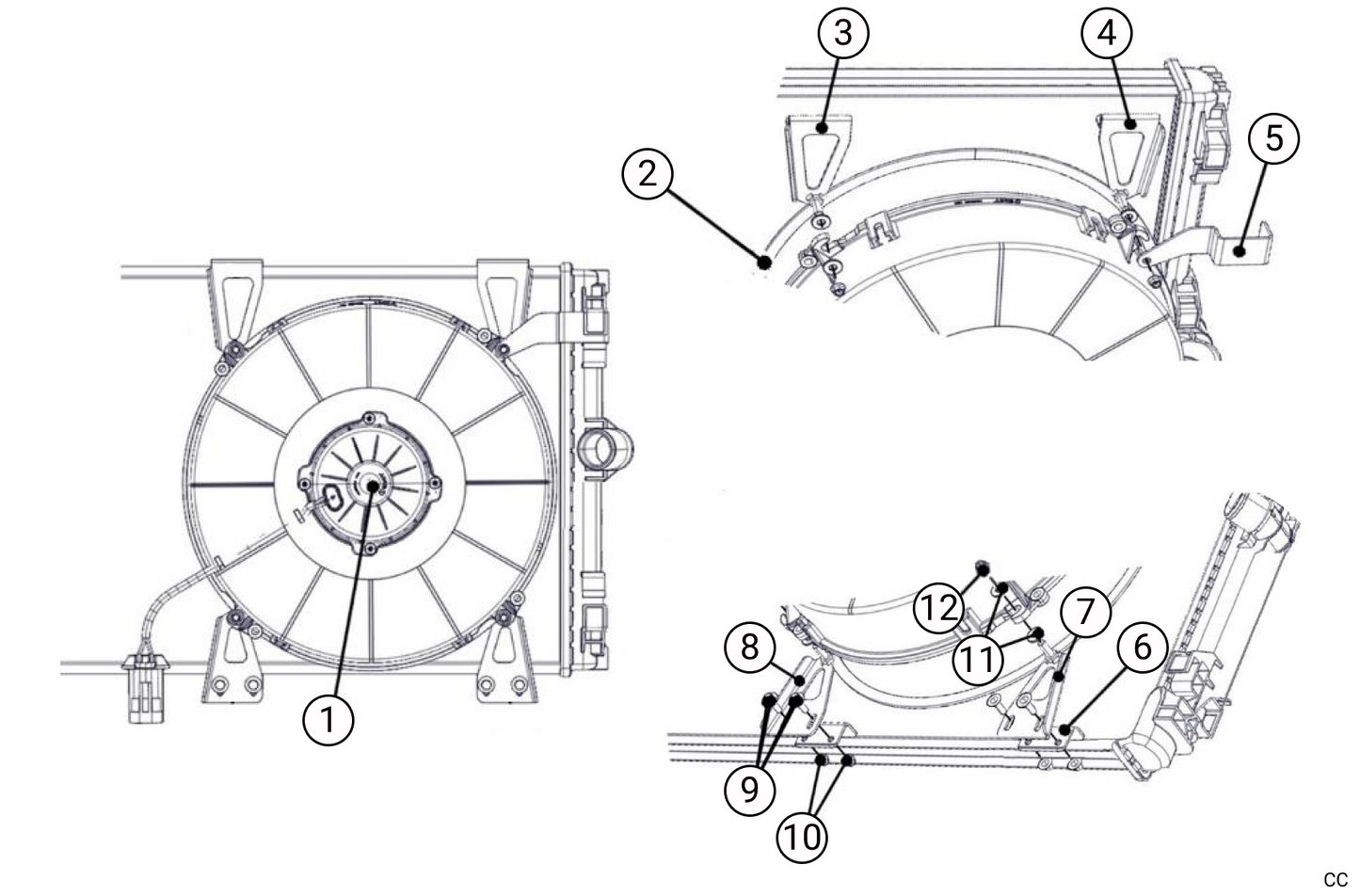 B12 - Second Radiator Fan Option - Race and Rally