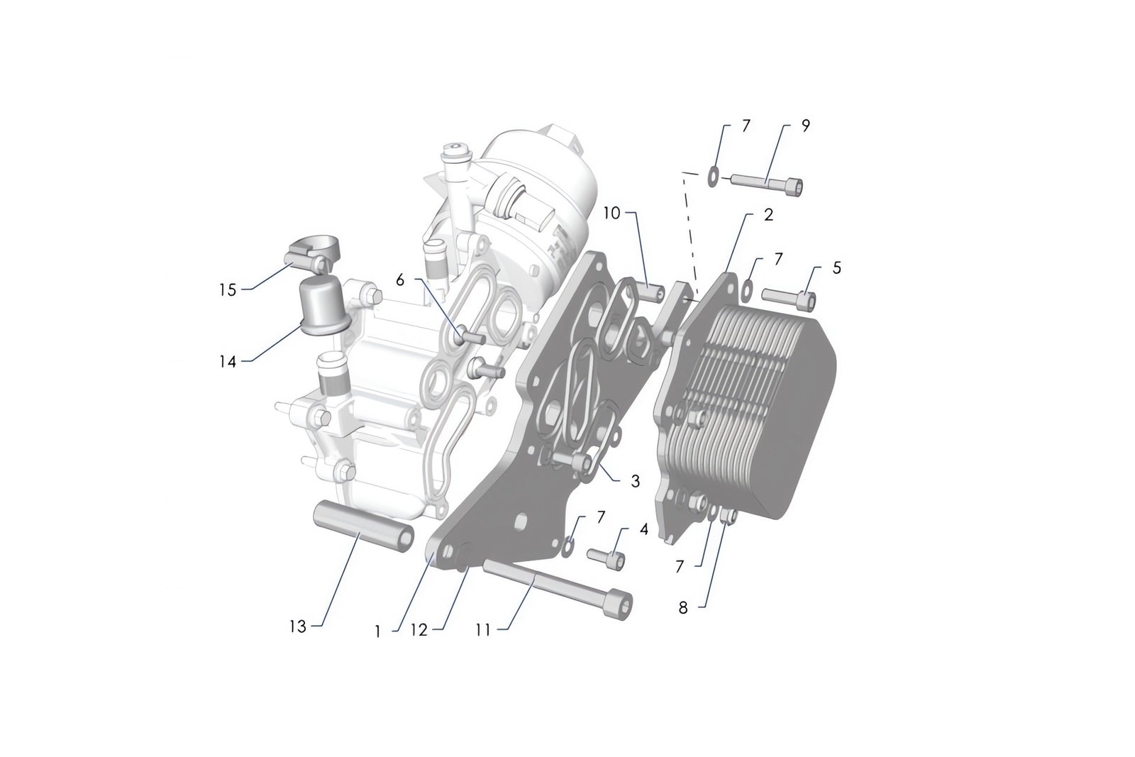 B13 - Oil - Water Heat Exchanger - Race and Rally