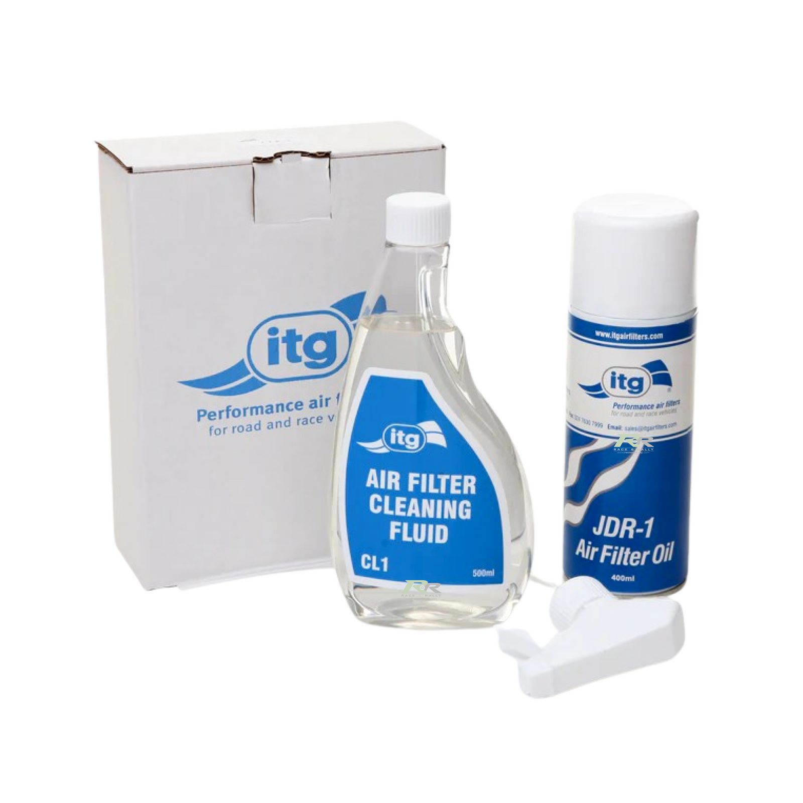 Air Filter Cleaning Kit (500ml Cleaner & 400ml JDR-1) - Race and Rally