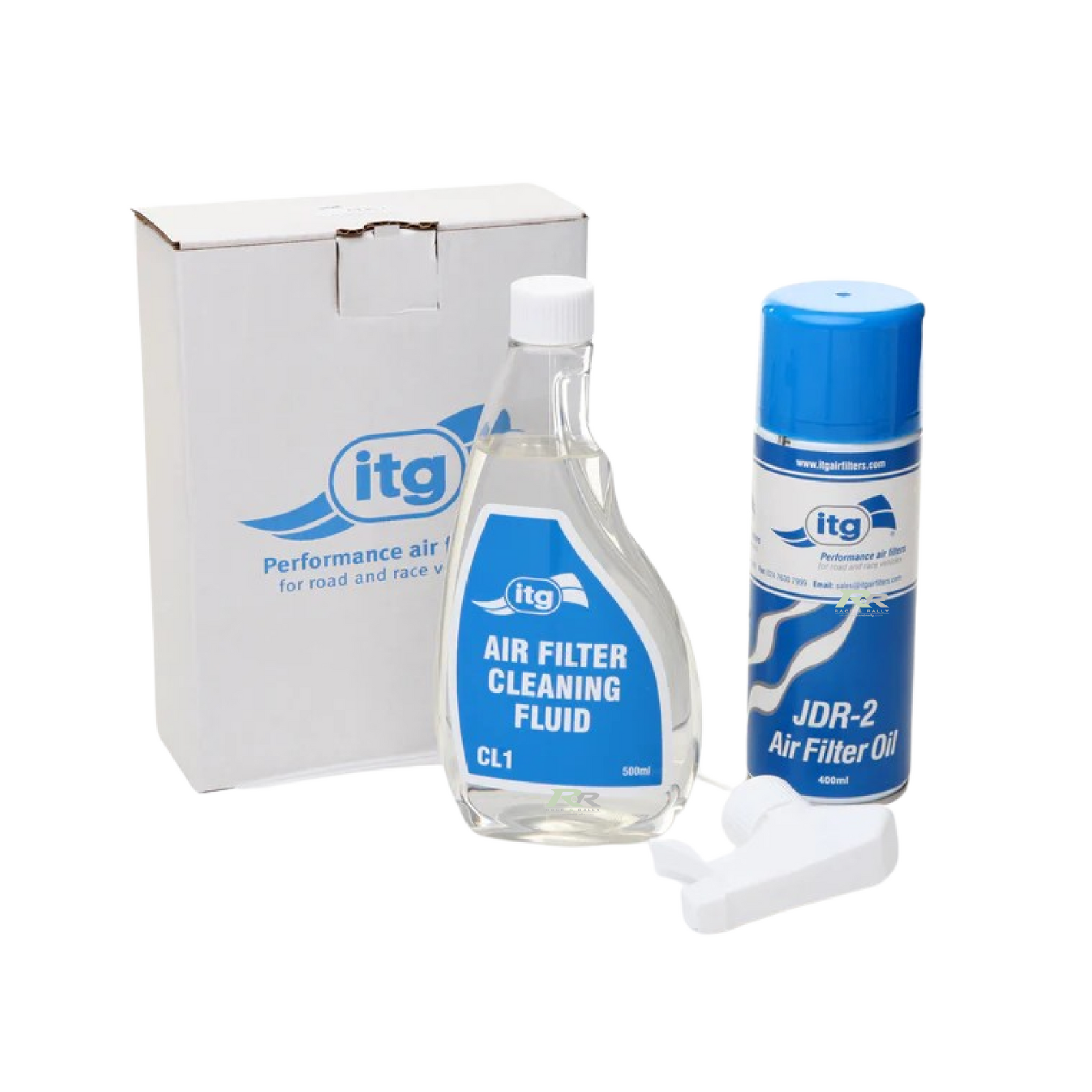 Air Filter Cleaning Kit (500ml Cleaner & 400ml JDR-2) - Race and Rally