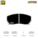 CP2270D50 Brake Pad Set - APF403 Compound