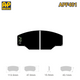 CP2340D43 Brake Pad Set - APF401 Compound