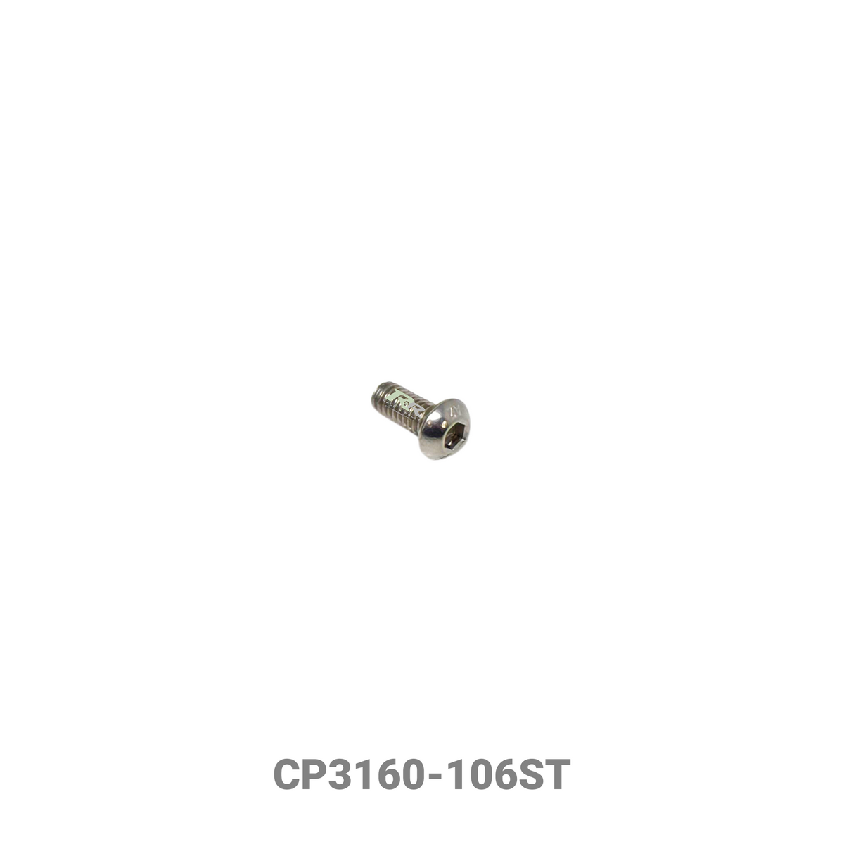 AP Racing brake caliper pad retainer CP3160-106ST, stainless steel component for securing brake pads in high-performance braking systems.