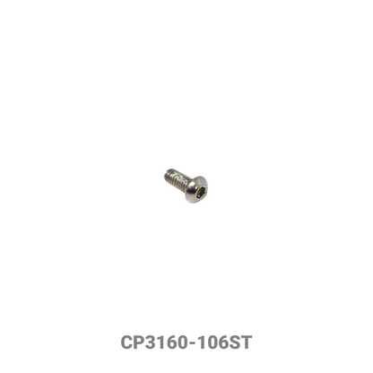 AP Racing brake caliper pad retainer CP3160-106ST, stainless steel component for securing brake pads in high-performance braking systems.