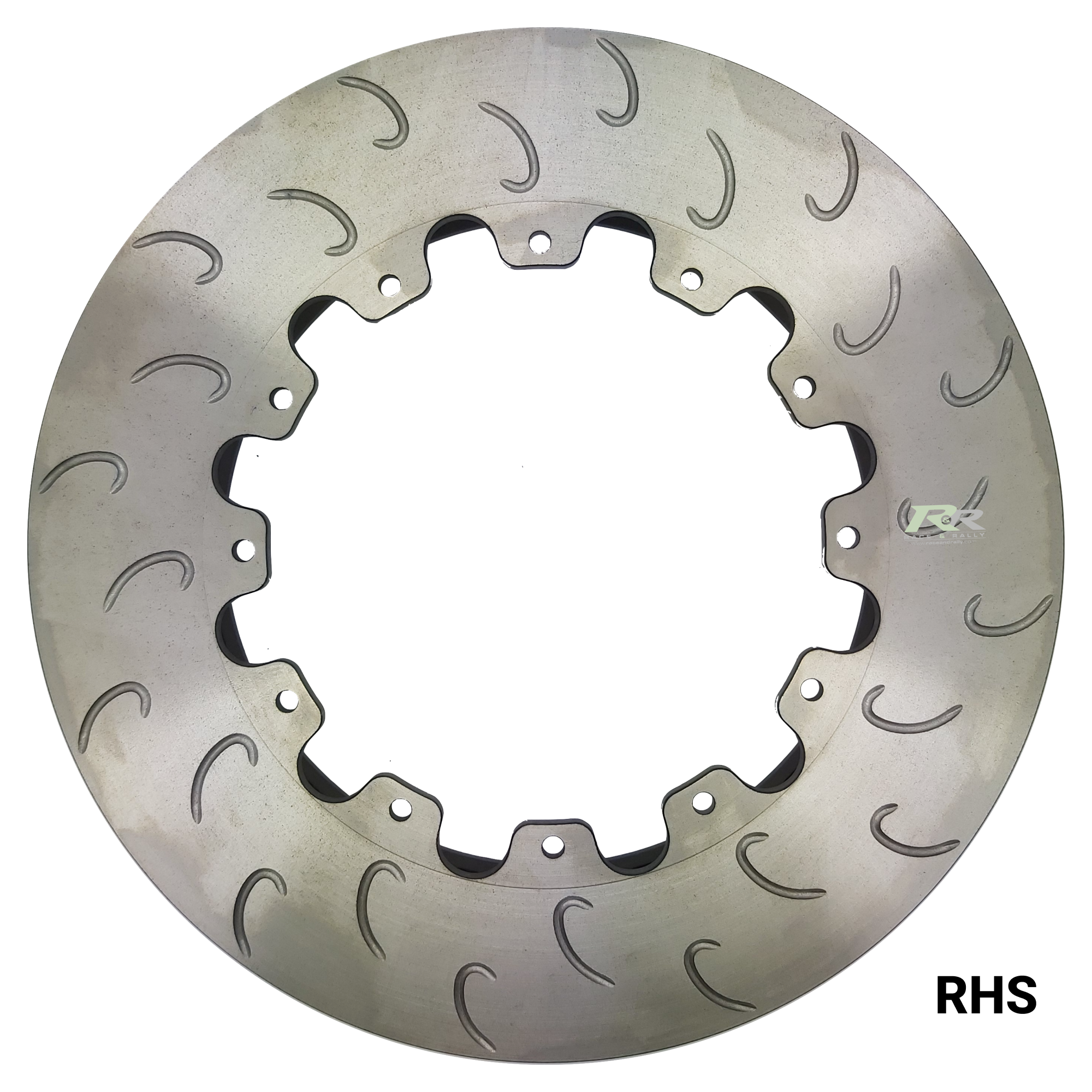 Ø304mm x 28.0mm Ventilated Brake Disc - 12 x 177.8mm PCD - 14.0mm Air Gap - 203.2mm Eye Diameter - Race and Rally
