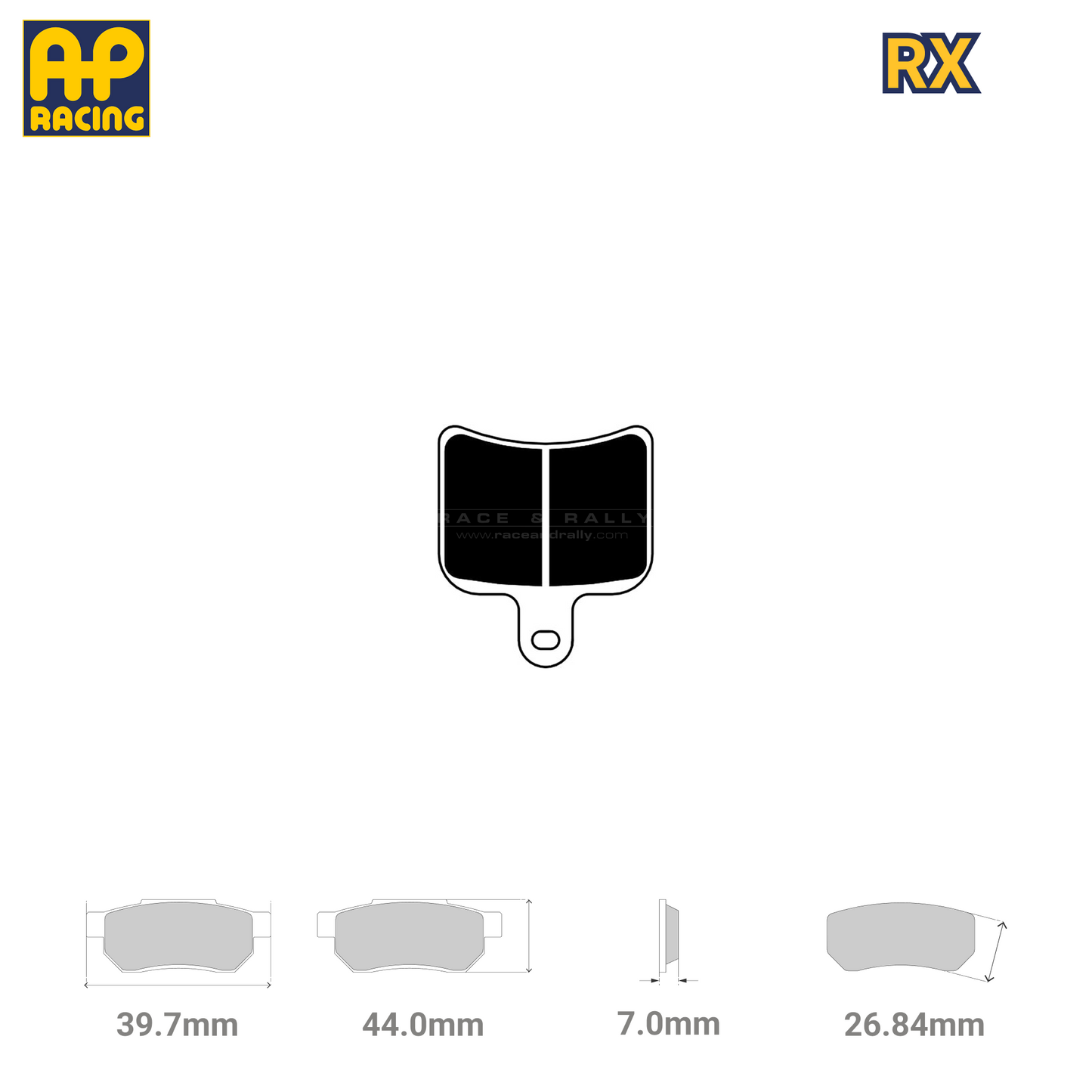 CP4226D27 Brake Pad Set - RX Compound