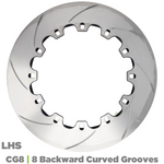 Ø355.0mm x 32mm Ventilated Brake Disc - 12 x 237.5mm PCD Slot Floating - CG8 Face - LHS