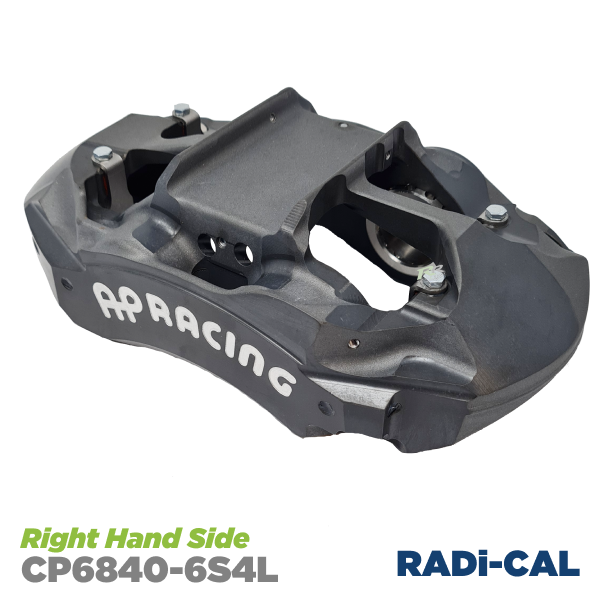 4 Piston RADi-CAL Caliper - 2x Ø34.9mm & Ø41.3mm Pistons - 180mm Centres - Threaded Inlet - RHS