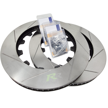 M3 E92 Brake Disc Service Kit - Strap Drive - Grooved - Race and Rally