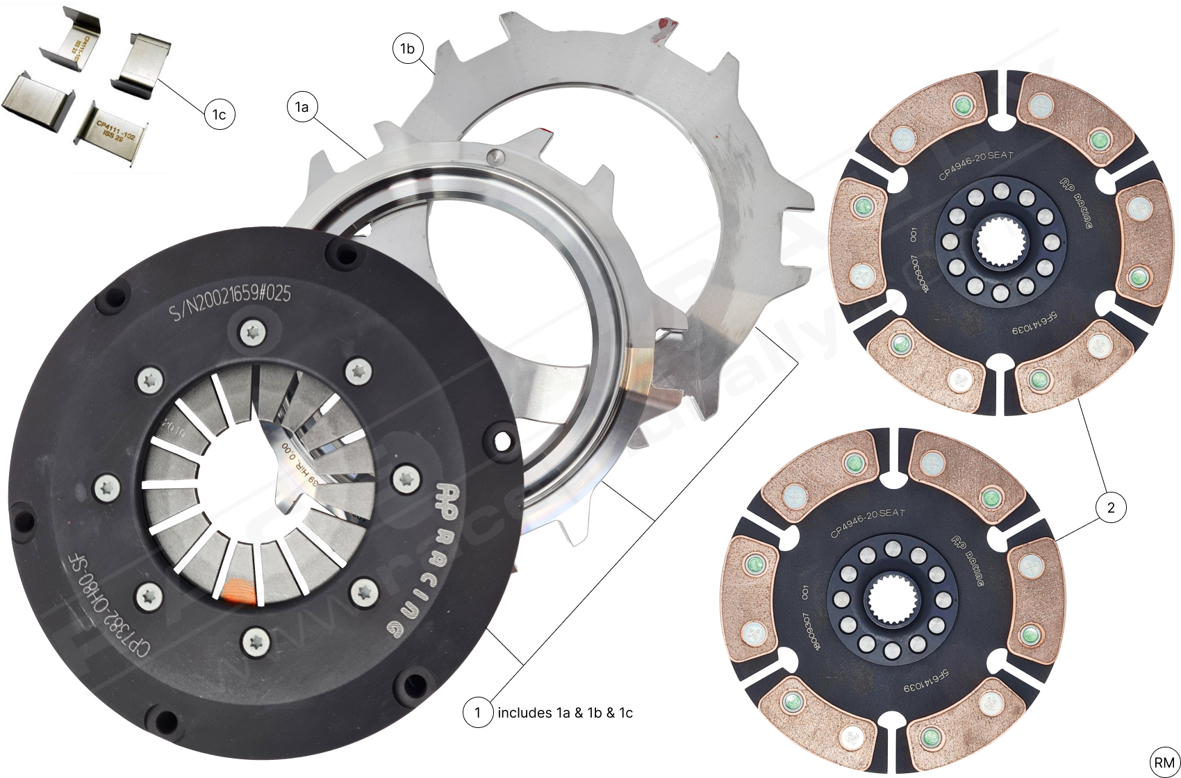 Clutch Assembly - Race and Rally