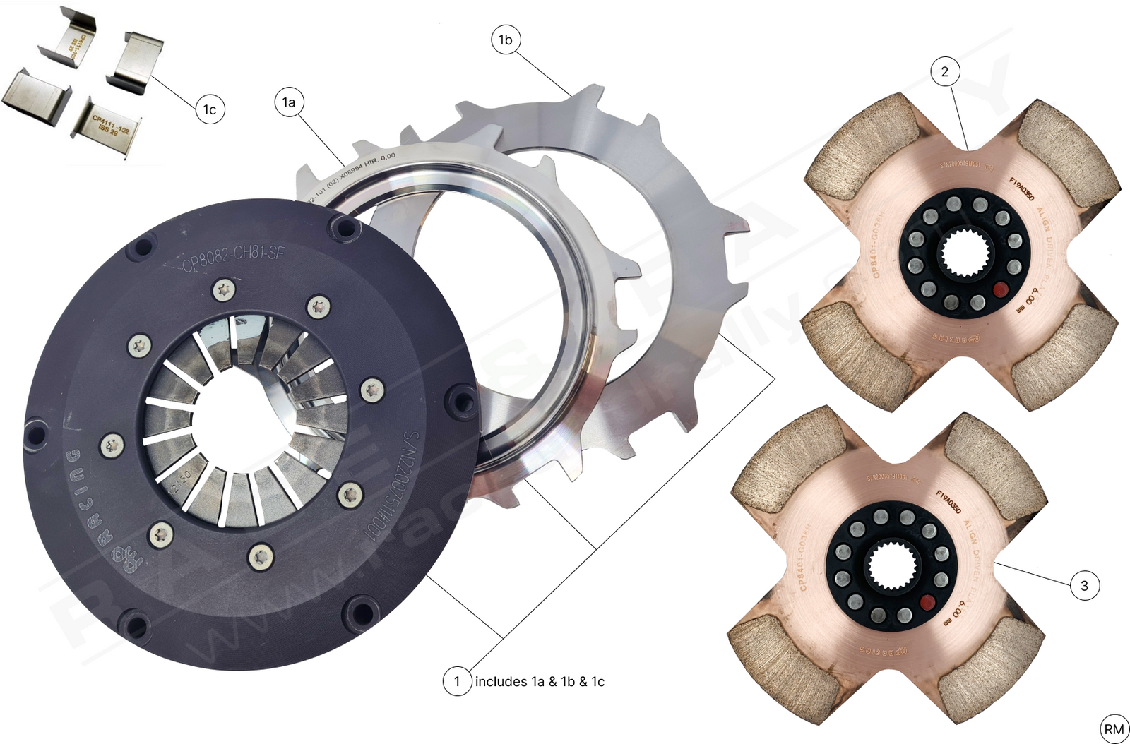 Clutch Assembly - Pre-Evo