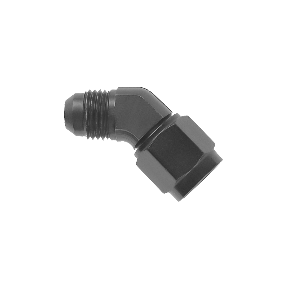 45° Male to Swivel Female Adaptor - JIC - Race and Rally