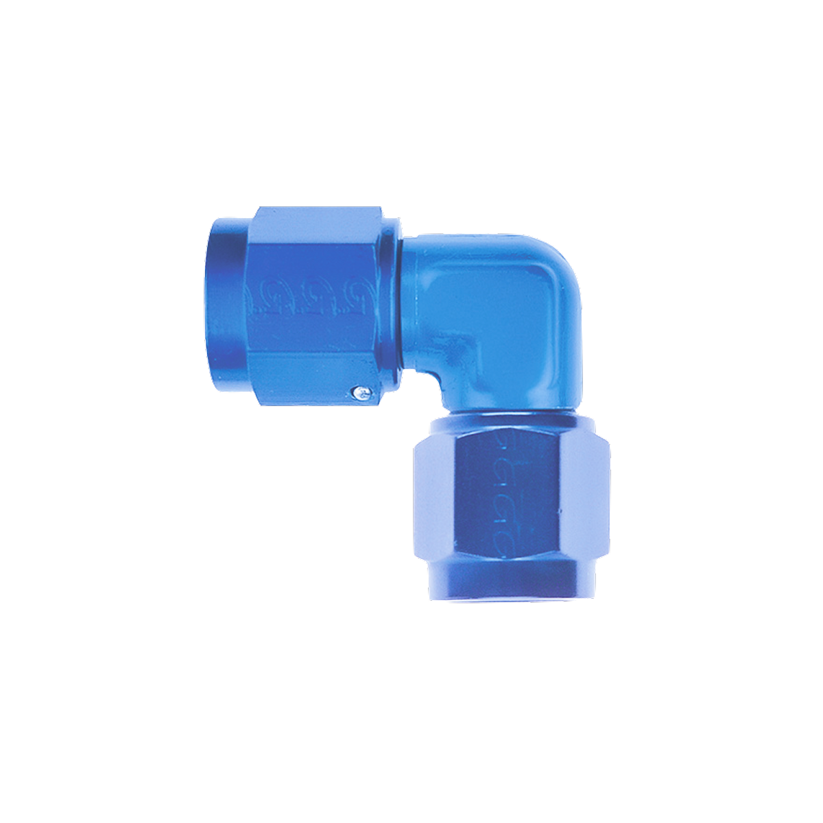 90° forged female to female swivel adaptor - JIC - Race and Rally